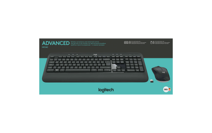 Tastatur/Maus-Set Logitech ''MK540'', 1000dpi, schwarz, kabellos