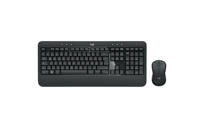 Tastatur/Maus-Set Logitech ''MK540'', 1000dpi, schwarz, kabellos