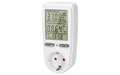 Energiekosten-Messgerät mit LCD-Display, max. 3.680W