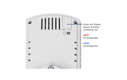 Steckdosen-Thermostat McPower ''TCU-440'' 5-30°C, 3500W, 230V, Kabel + Außenfühler