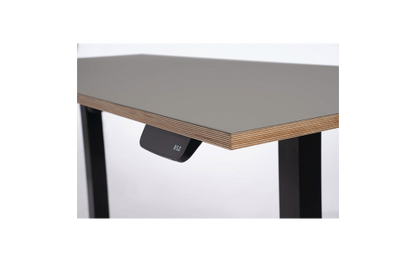 Schreibtisch imstande, Gestell business-b + Platte 160x80cm Iron
