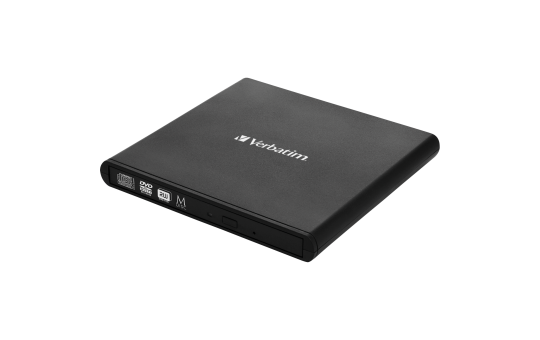 Externer CD/DVD Recorder/ Brenner Verbatim, Slimline, USB 2.0