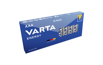 Micro-Batterie VARTA ''Energy'' Alkaline, Typ AAA, LR06, 1,5V, 10er Pack