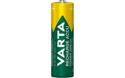 Mignon-Akku VARTA, Typ AA, NiMH-Akku, HR06, 1,2V/2100 mAh, Pre-charged, 2er Pack