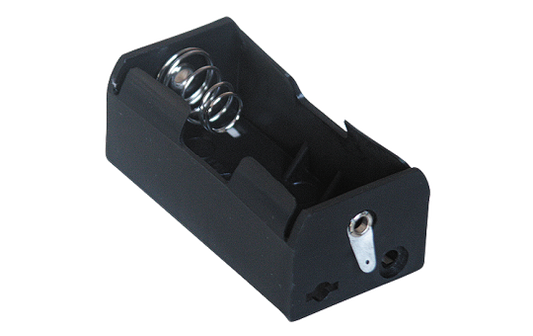 Batteriehalter (L) für 1x Monozelle mit Lötanschluss