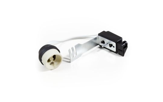 Lampenfassung McShine, GU10, Zugentlastung, 11cm Kabel, max. 230V/50W, Keramik