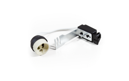 Lampenfassung McShine, GU10, Zugentlastung, 11cm Kabel, max. 230V/50W, Keramik