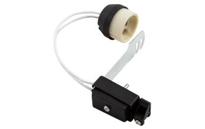 Lampenfassung McShine, GU10, Zugentlastung, 11cm Kabel, max. 230V/50W, Keramik