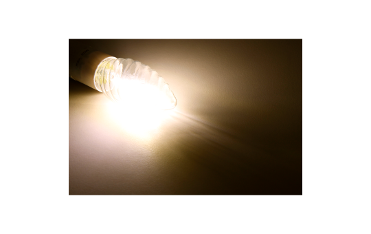 LED Filament Kerzenlampe gedreht McShine ''Filed'', E14, 2W, 260 lm, warmweiß, klar