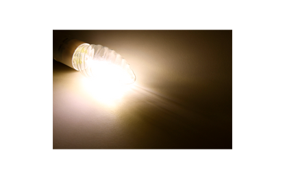 LED Filament Kerzenlampe gedreht McShine ''Filed'', E14, 2W, 260 lm, warmweiß, klar