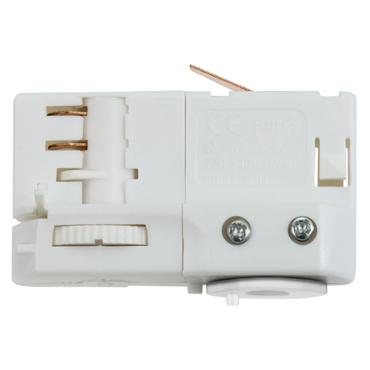Leuchten-Adapter ''SPS2'' für 3-Phasen-Schienensystem, weiß