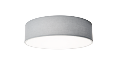 Deckenleuchte EINLICHT ''Fabric'' für 2x E27, Ø38cm, Blaugrau, Stoffschirm