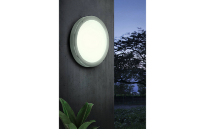 Wandleuchte EGLO ''Vento 1'', LED, 11W, Edelstahl/Glas, 3000K, 1300lm, ¿28,5cm