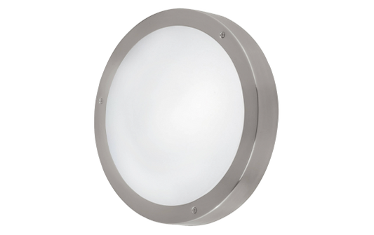 Wandleuchte EGLO ''Vento 1'', LED, 11W, Edelstahl/Glas, 3000K, 1300lm, ¿28,5cm