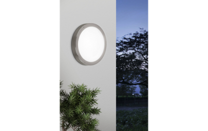 Wandleuchte EGLO ''Vento 1'', LED, 11W, Edelstahl/Glas, 3000K, 1300lm, ¿28,5cm