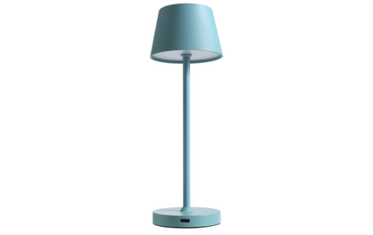 LED-Tischleuchte ROLF KERN „Club Nano“ 21cm, Türkis, Akku, dimmbar
