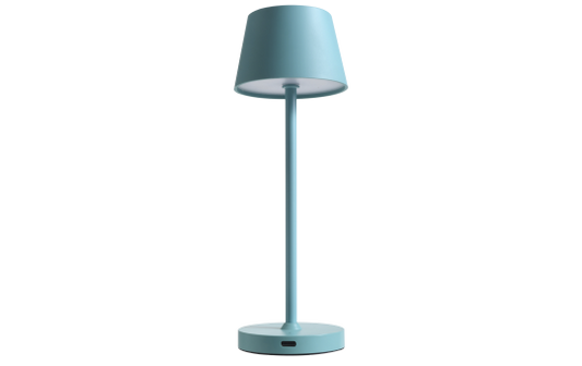 LED-Tischleuchte ROLF KERN „Club Nano“ 21cm, Türkis, Akku, dimmbar
