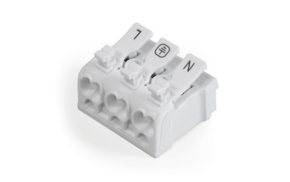 Lüsterklemme McPower mit Betätigungshebel, 0,5-2,5mm², max. 16A