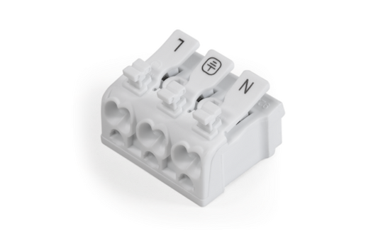 Lüsterklemme McPower mit Betätigungshebel, 0,5-2,5mm², max. 16A