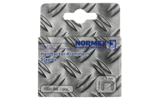 Klammern für Handtacker, 11,3x10mm