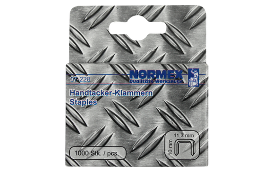 Klammern für Handtacker, 11,3x10mm