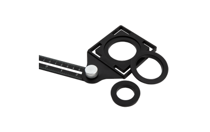 Winkelschablone McPower, mit Lineal, 6 Arme je 12cm, faltbar