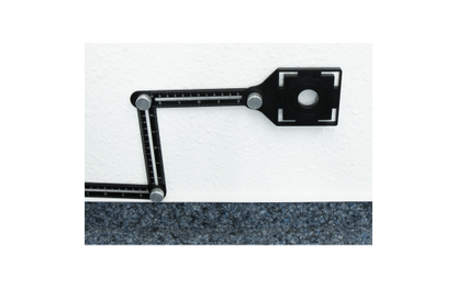 Winkelschablone McPower, mit Lineal, 6 Arme je 12cm, faltbar