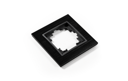 Rahmen McPower ''Flair'', 1-fach, schwarzes Aluminium
