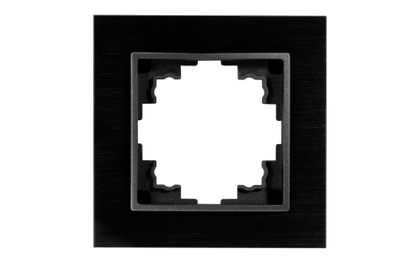 Rahmen McPower ''Flair'', 1-fach, schwarzes Aluminium