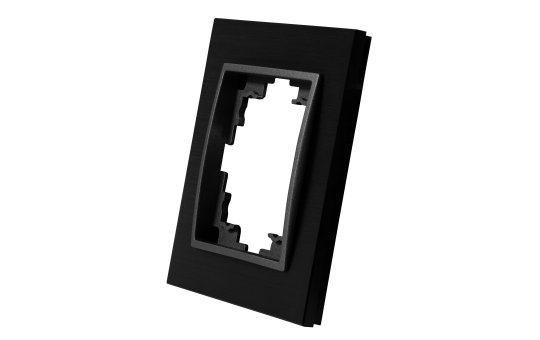 Rahmen McPower ''Flair'', 1-fach, schwarzes Aluminium