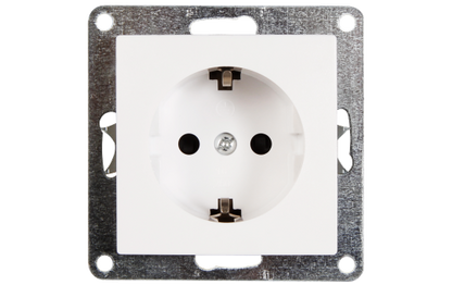 Schutzkontakt-Steckdose McPower ''Flair'' 250V~/16A, Einsteckschutz, 36er-Pack