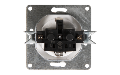 Schutzkontakt-Steckdose McPower ''Flair'' 250V~/16A, Einsteckschutz, 36er-Pack