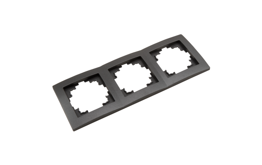 Rahmen McPower ''Flair'', 3-fach, anthrazit, 18er-Pack