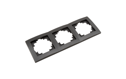 Rahmen McPower ''Flair'', 3-fach, anthrazit, 18er-Pack