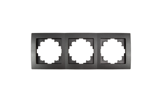 Rahmen McPower ''Flair'', 3-fach, anthrazit, 18er-Pack