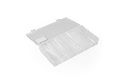 Schrumpfschlauch-Set McPower, 100-teilig in Sortimentsbox, transparent