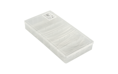Schrumpfschlauch-Set McPower, 100-teilig in Sortimentsbox, transparent