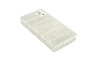 Schrumpfschlauch-Set McPower, 100-teilig in Sortimentsbox, transparent