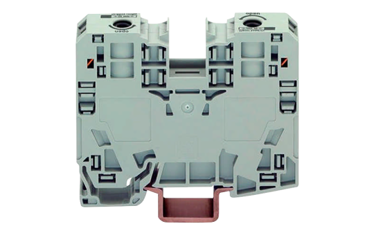 2-Leiter-Durchgangsklemme WAGO, 35mm², für TS 35x15, 600V, 125A, grau