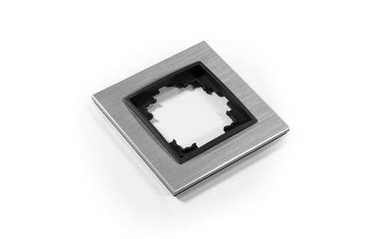 Rahmen McPower ''Flair'', 1-fach, silbernes Aluminium