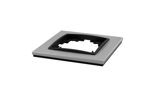 Rahmen McPower ''Flair'', 1-fach, silbernes Aluminium