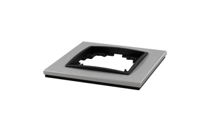 Rahmen McPower ''Flair'', 1-fach, silbernes Aluminium