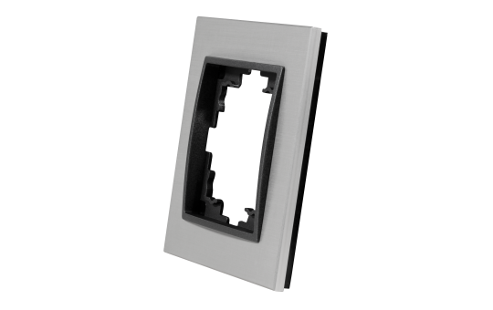 Rahmen McPower ''Flair'', 1-fach, silbernes Aluminium