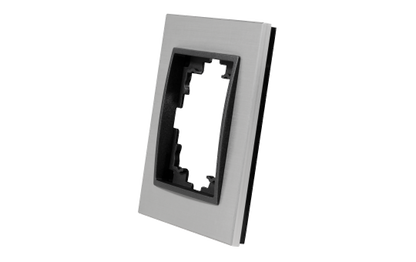Rahmen McPower ''Flair'', 1-fach, silbernes Aluminium