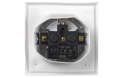 Schutzkontakt-Steckdose McPower ''Shallow'' 250V/16A, UP, IP44, Steckanschluss