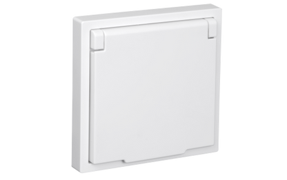 Schutzkontakt-Steckdose McPower ''Shallow'' 250V/16A, UP, IP44, Steckanschluss