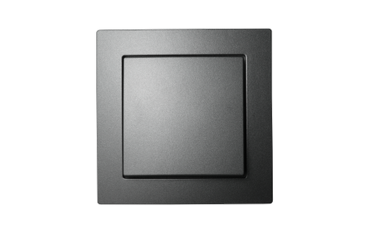 Wechselschalter McPower ''Flair'', IP44, 250V~/10A, UP, anthrazit, Steckanschluss