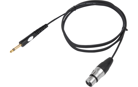 Hochwertiges Verbindungskabel BST ''XLRF-JACKM-6'' 6m,1x Klinkenstecker 1x XLR