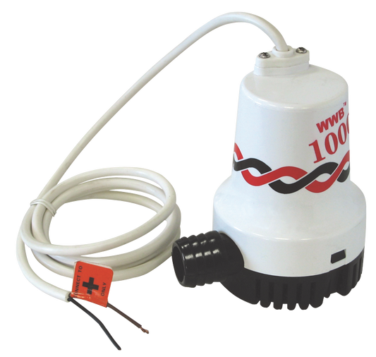 Marine-Tauchpumpe ''MP-1000'', bis 4.200 l/h, max. 4m Förderhöhe, 12V/3A