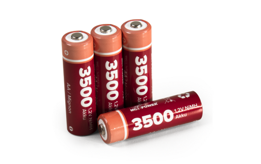 Mignon-Akku McPower 1,2V, 3500, NiMH, Typ AA, 4er-Pack